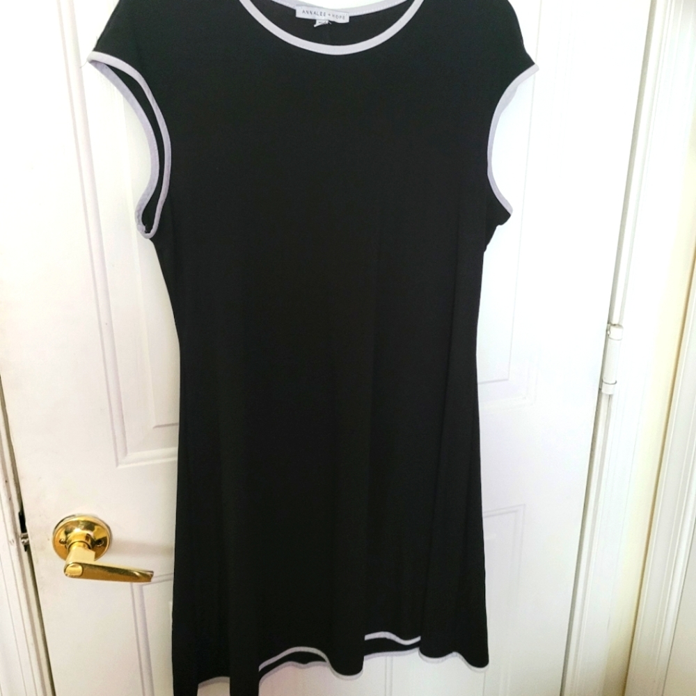 ♠️ Annalee+Hope Black and white Dress